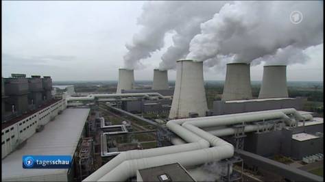 Kohlekraftwerk (Quelle: ARD Tagesschau)